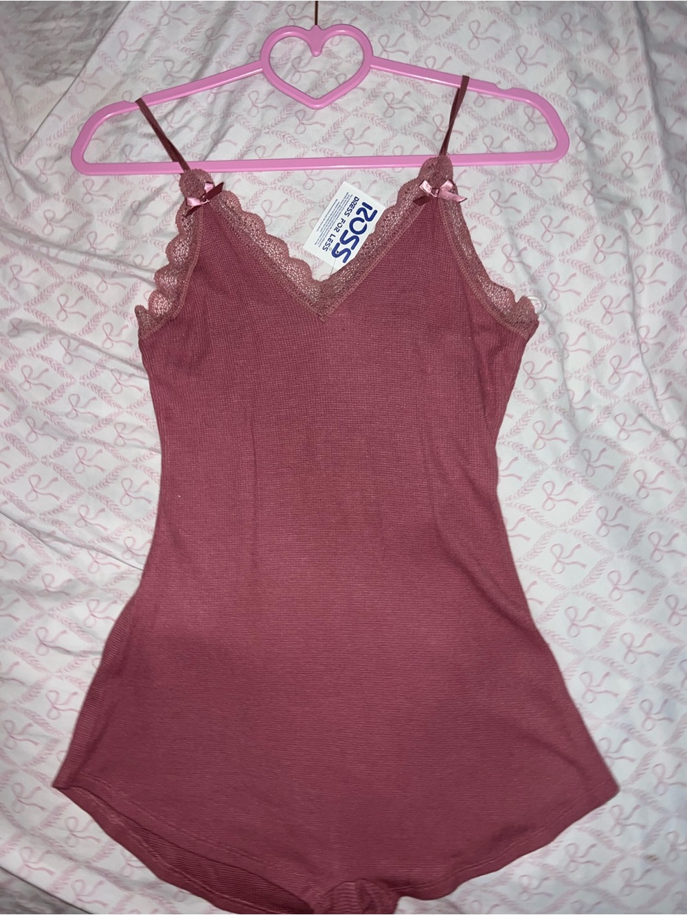 Mauve Rose Color Romper